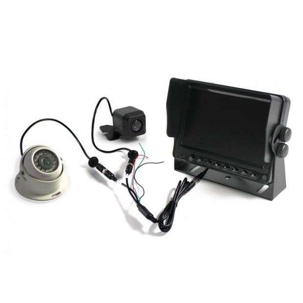 Elinz 5in Monitor Tft Lcd 12v/24v 4pin 2av Inputs 800x480 Hd Ntsc/pal Image 2