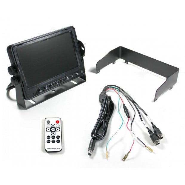 Elinz 5in Monitor Tft Lcd 12v/24v 4pin 2av Inputs 800x480 Hd Ntsc/pal Image 3