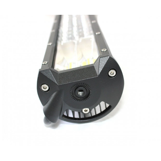 Elinz 26in Inch 3 Rows Led Light Bar Work Driving Philips Flood Spot Image 2
