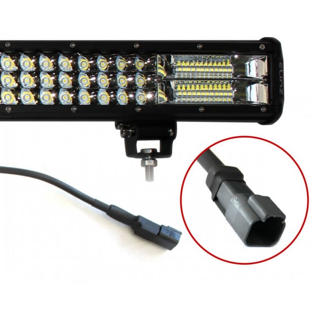 Elinz 31in Inch Led Light Bar 3 Rows Work Driving Flood Spot Combo Image 5