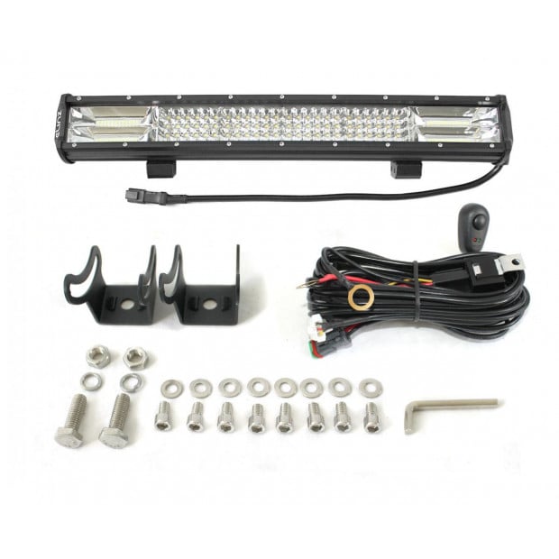 20 Led Light Bar Philips 4 Rows Work Driving Flood Spot Combo Image 6