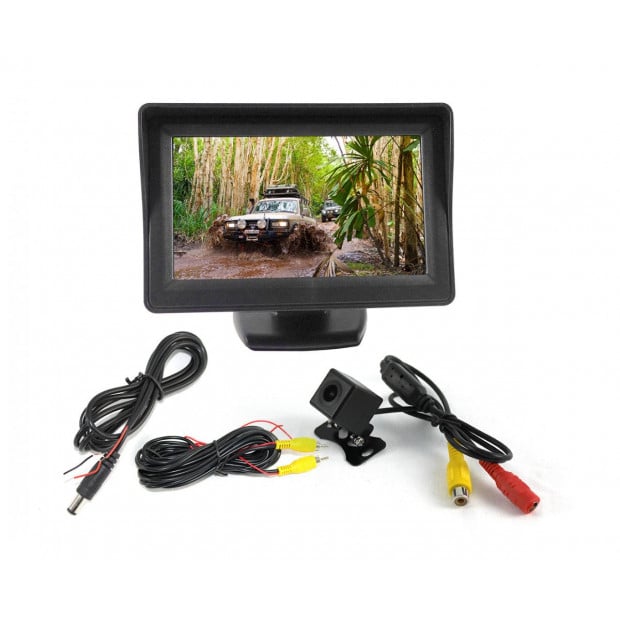 4.3In Monitor Cmos Reversing Camera Rearview Night Vision Image 4