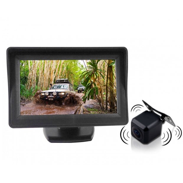 4.3In Lcd Monitor 12v Wireless Car Rearview Kit Reversing Camera