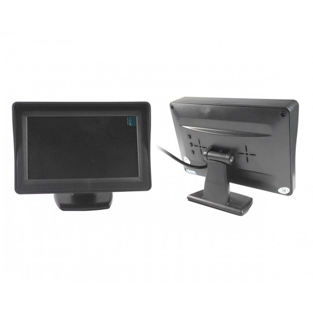 4.3In Monitor+24v/12v Ccd Led Reversing Camera Car Caravan Image 2