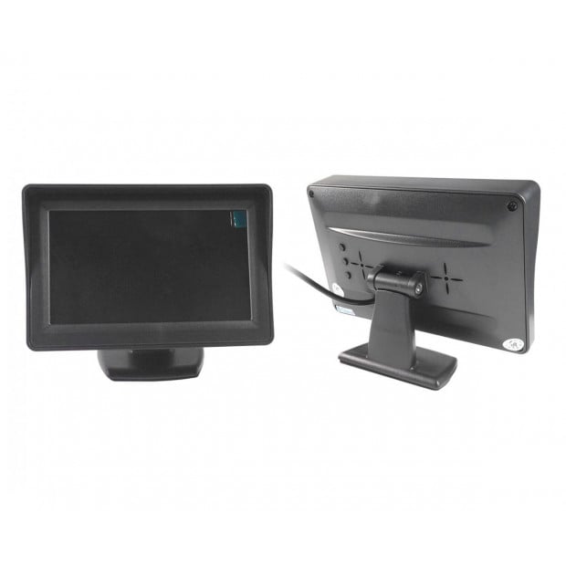 4.3In Monitor + 12v Reversing Camera Kit Car Caravan Lcd Rearview Image 4