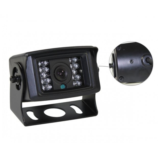 Elinz 4 Pin Heavy Duty 12v 24v Ccd Ir Colour Reversing Camera