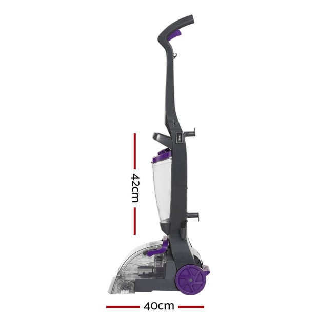 Carpet Washer Handheld Vacuum Cleaner Sweeper Wet Twin Water Tank 800W Image 3