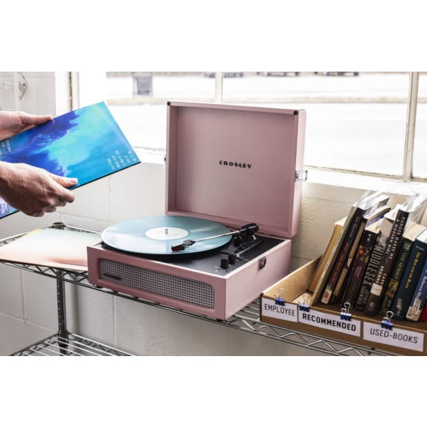 Voyager Amethyst - Bluetooth Portable Turntable & Record Storage Crate Image 6