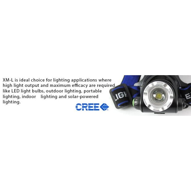 Headlamp Headlight LED Torch Cree Xm-l T6 Rechargeable 18650 Batteries Image 3