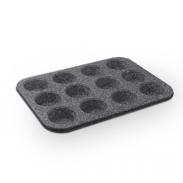 Steinfurt Cupcake Mould For 12 Cups 35x26.5x3cm Granite Coating 0.4mm
