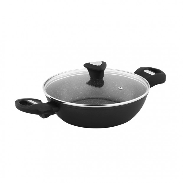 Marburg Forged Deep Fry Pan 24x6.5cm Xylan Non Stick Coatin