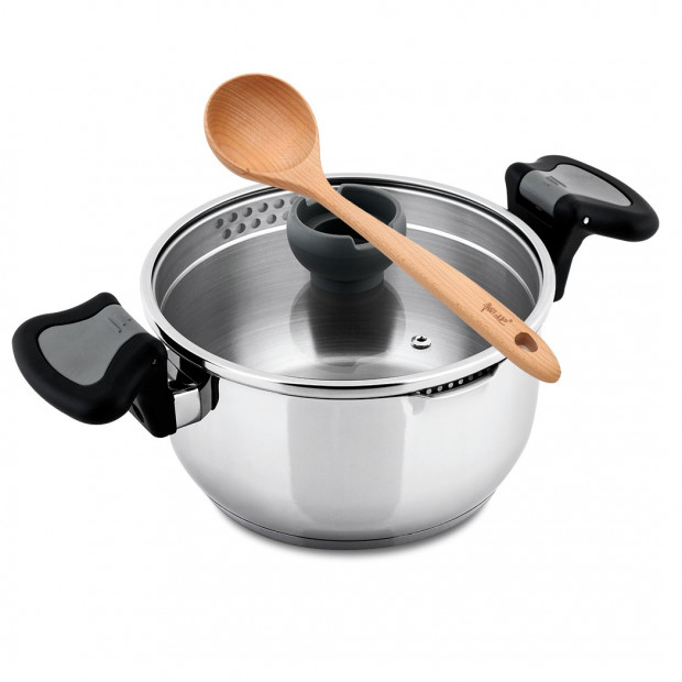 Aron 6pcs Non-stick Casserole Insulated Saucepan Stock Pot Image 2