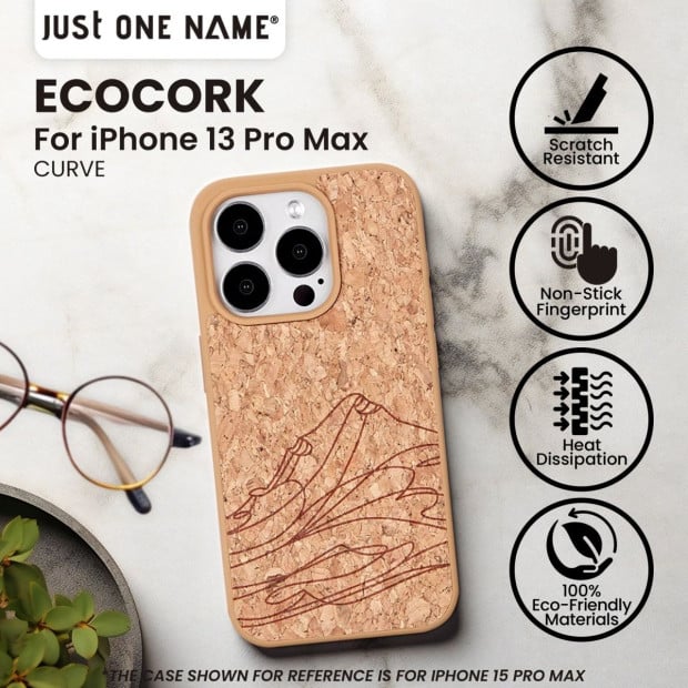 EcoCork Case for iPhone 13 Pro Max - Curve