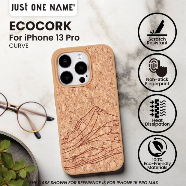 EcoCork Case for iPhone 13 Pro - Curve