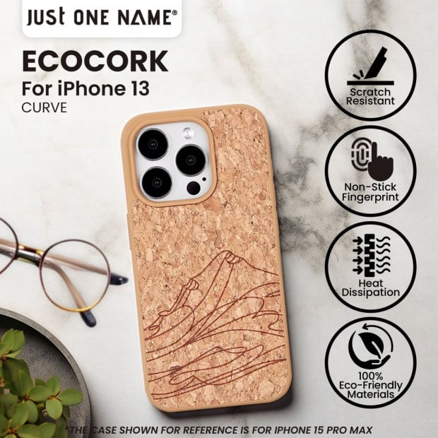 EcoCork Case for iPhone 13 - Curve