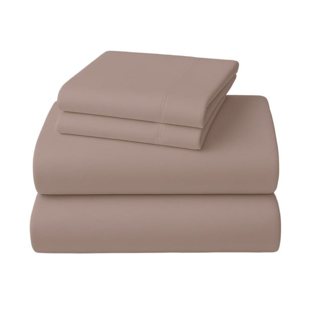 1000 Thread Count Cotton Rich King Bed Sheets 4-Piece Set - Linen Image 2