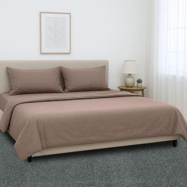 1000 Thread Count Cotton Rich King Bed Sheets 4-Piece Set - Linen Image 9