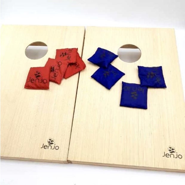Outdoor Cornhole Boards & Corn Bags Toss Game Set
