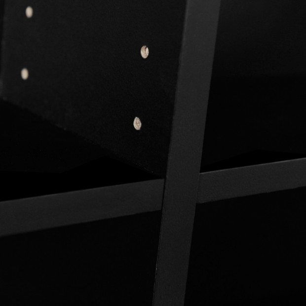 Adjustable CD DVD Book Storage Shelf - Black Image 6