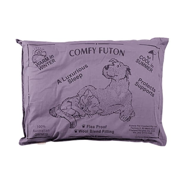 Aussie Made Comfy Pet Futon Dog 90cm Wool Blend Medium - Dusk Image 2