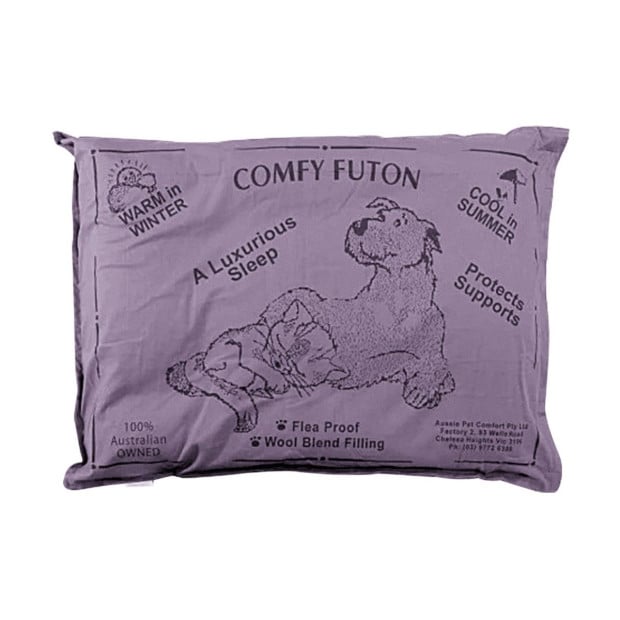Aussie Made Comfy Pet Futon Dog 102cm Wool Blend Large - Dusk Image 2