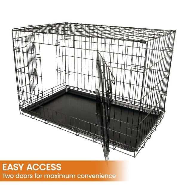Royale 36in Foldable Pet Wire Dog Crate - Medium Image 5