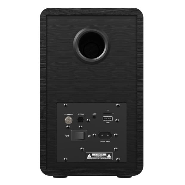 Crosley Voyager Bluetooth Turntable Majority D40 Speakers Black Image 4