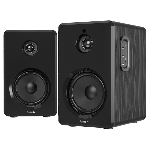 Crosley Voyager Bluetooth Turntable Dune Majority D40 Speakers Black Image 3