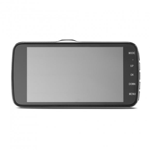 UL Tech 4 Inch Dual Camera Dash Camera - Black Image 4