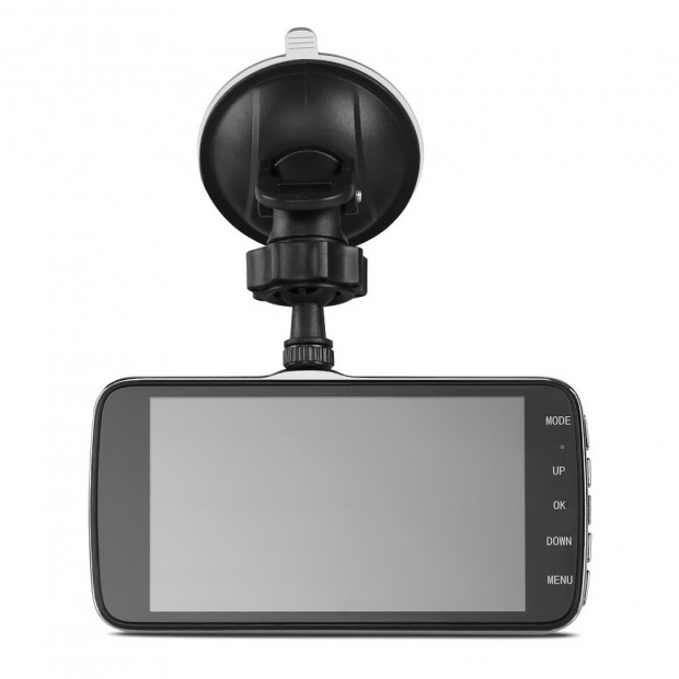UL Tech 4 Inch Dual Camera Dash Camera - Black Image 5