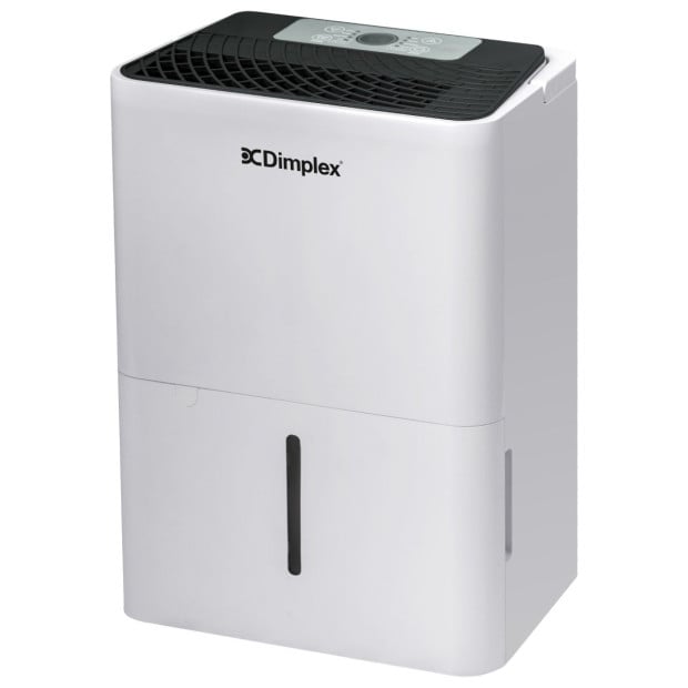 Dimplex Portable 12L Dehumidifier in Black and White Image 2