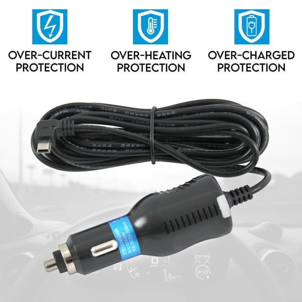 Car Charger Lighter Dash Cam Camera Video Dvr Recorder 12V 24V