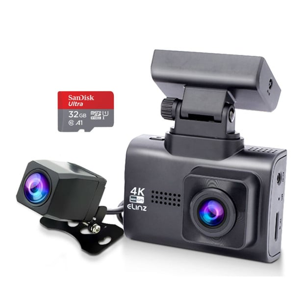 4K 2K Dual Dash Cam WiFi GPS Car Camera Recorder WDR Hud 32gb Image 8