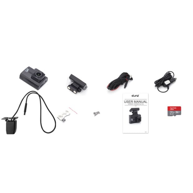 4K 2K Dual Dash Cam WiFi GPS Car Camera Recorder WDR Hud 32gb Image 9