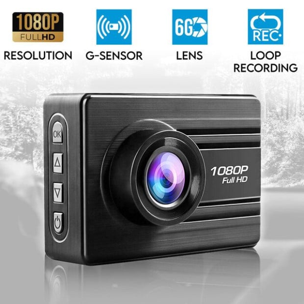 Car Dash Cam Mini DVR Camera Recorder 1080p G-sensor Parking Monitor Image 2
