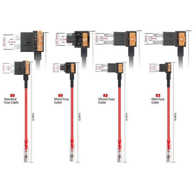 Car Dash Camera Parking Mode Adjustable Hardwire Kit Image 4