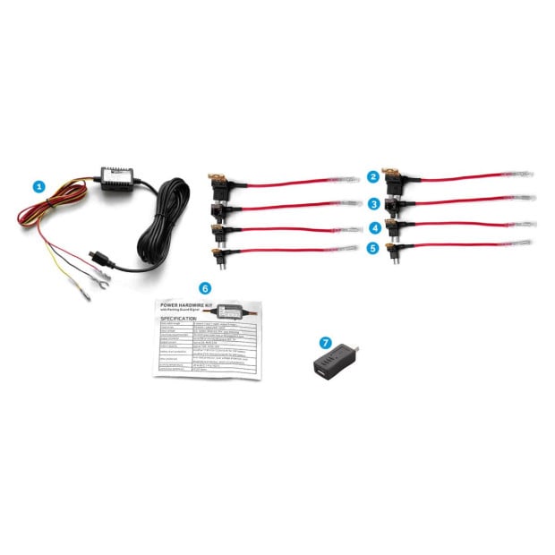 Car Dash Camera Parking Mode Adjustable Hardwire Kit Image 8