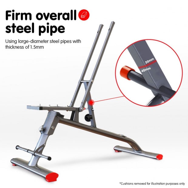 Powertrain Home Gym Bench Adjustable Flat Incline Decline FID Image 6