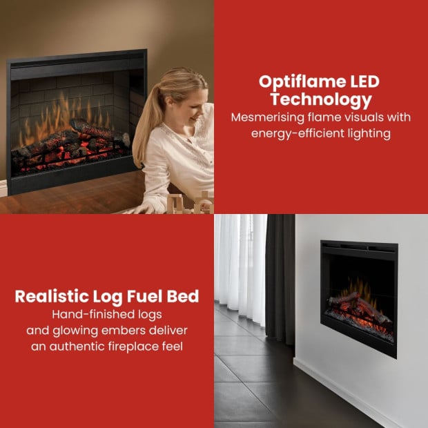 Dimplex Optiflame Electric Firebox Heater - 26-inches Image 4