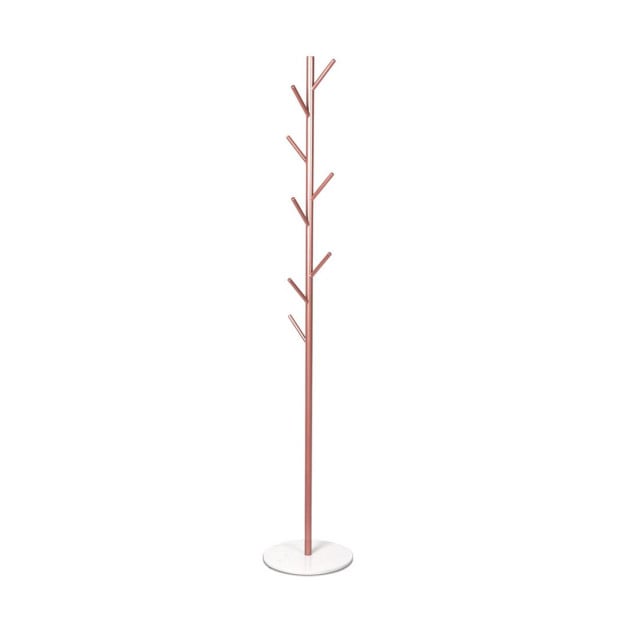 Coat Rack Hat Clothes Stand Hanger Garment Hook Metal Organizer Rose Gold