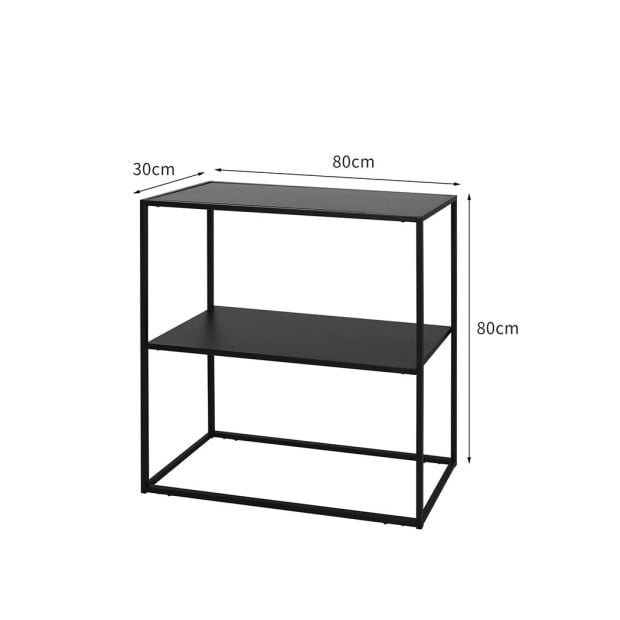 3-Tier Console Table Furniture Desk Hallway Side Entry Hall Shelf Image 3