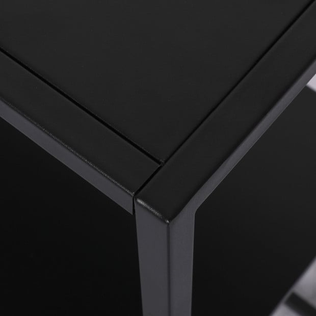 3-Tier Console Table Office Furniture Desk Display Shelf Image 6