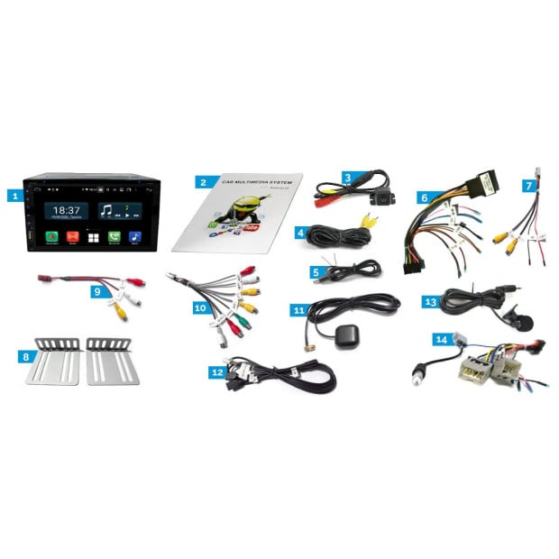 Nissan Double Din Octa Core Android 7in Dash Head Unit T3 Image 7