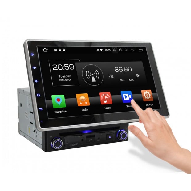 10.1in Dash Car Dvd Player Universal Android 8 Double 2 Din Stereo