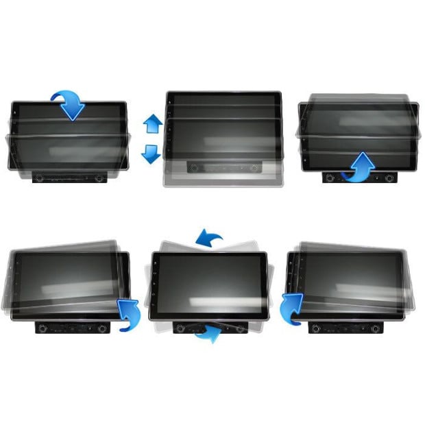 10.1inch Nissan Android Double Din In Dash Car DVD Player GPS WiFi T3 Image 3