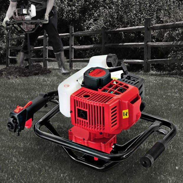 Post Hole Digger Petrol Diggers Only Motor Complete Earth Auger 92CC Image 7