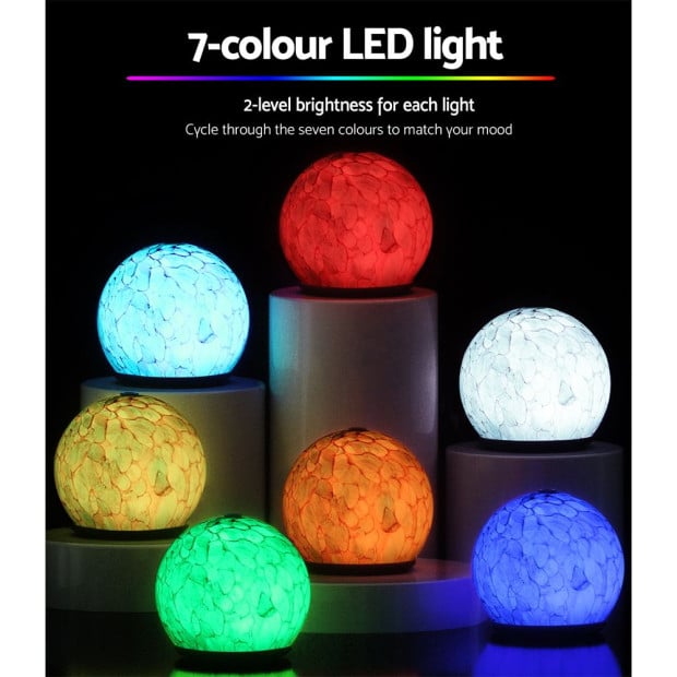 240ml Aroma Diffuser LED Light Glass Essential Oil Image 5