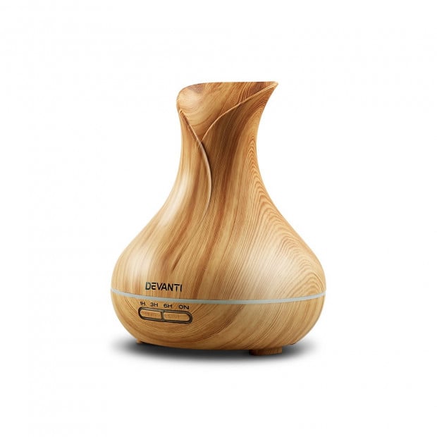 400ml 4-in-1 Aroma Diffuser Light Wood