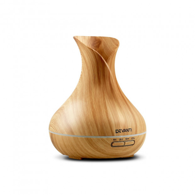 400ml 4-in-1 Aroma Diffuser Light Wood Image 3