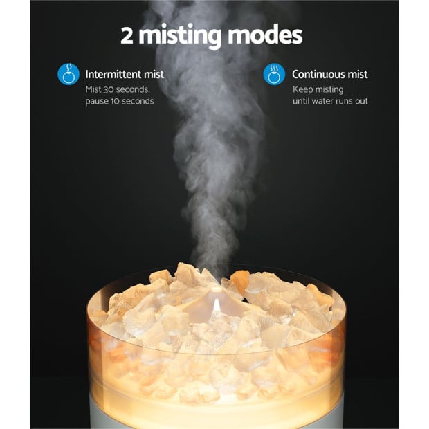 Aroma Diffuser Aromatherapy Essential Oils Air Humidifier Led Crystal Image 6